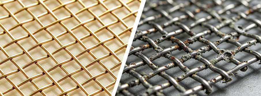 Comparison Of Corrosion Resistance Between Brass Mesh And Other Metal Mesh Comparison Of Corrosion Resistance Between Brass Mesh And Other Metal Mesh