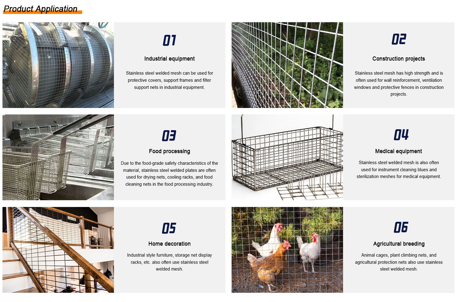 Stainless Steel Welded Mesh Panels