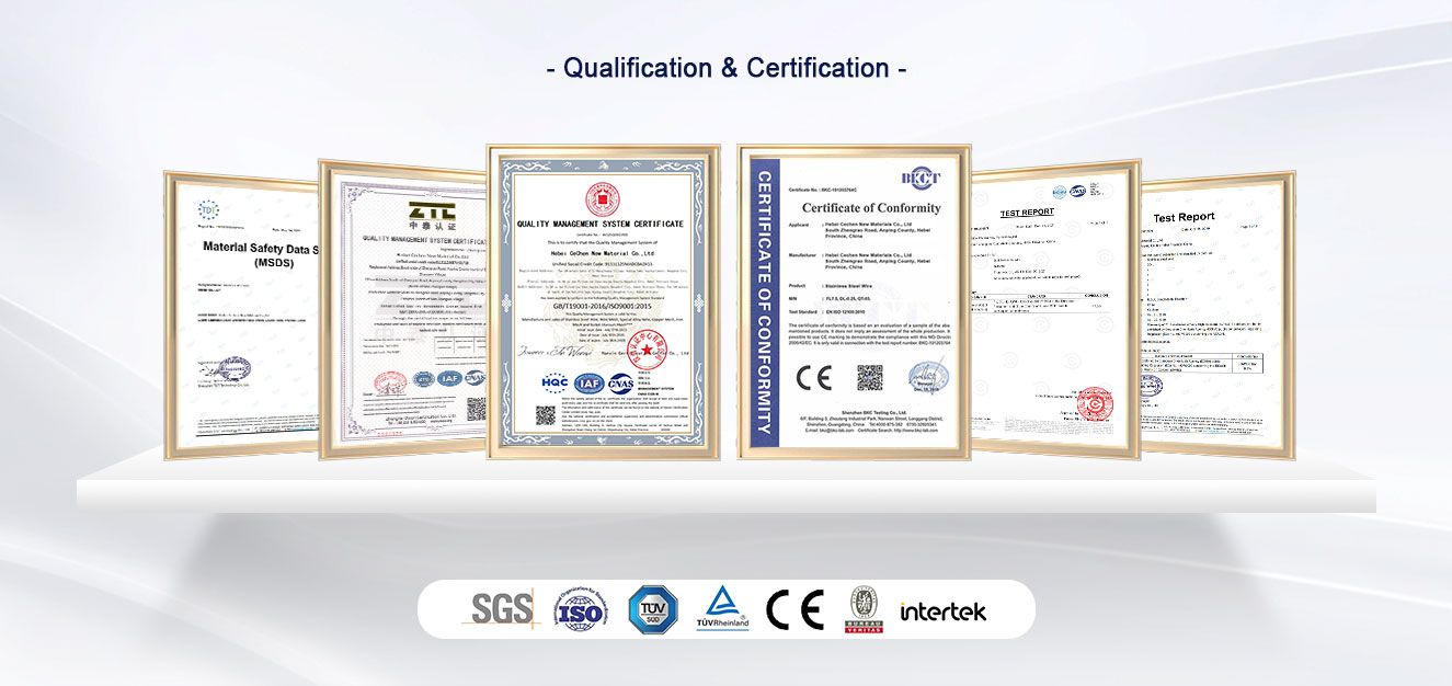 CE & SGS Certification