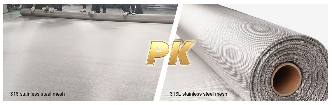 316 vs 316L Stainless Steel Wire Mesh