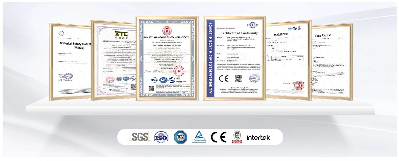 CE & SGS Certification
