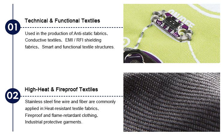 Stainless Steel Yarn For Industrial Safety Protective Fabrics