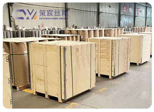 Super Duplex Stainless Steel Wire Mesh Wooden crate packaging