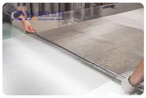 Super Duplex Stainless Steel Wire Mesh Dimension and Length Inspection