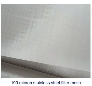 100 micron stainless steel filter mesh 