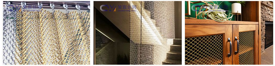 Decorative Mesh is widely used for interior design, architectural facades, ceilings, partitions, and decorative panels.