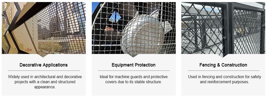 Stainless steel crimped wire mesh is used for decoration, protection, and general applications, while heavy-duty stainless steel mesh is designed for high-impact screening in mining and industrial environments.