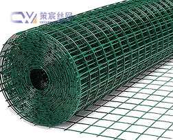 Green PVC Coated Wire Mesh