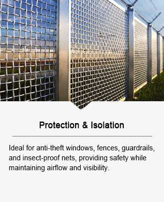 Plain Woven Mesh for Protection and Isolation