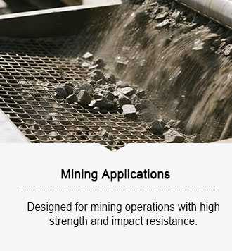 Stainless steel crimped wire mesh is used for decoration, protection, and general applications, while heavy-duty stainless steel mesh is designed for high-impact screening in mining and industrial environments.
