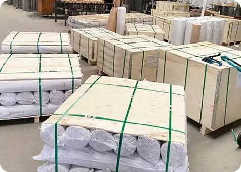 Packaging of 316 and 316L stainless steel wire mesh