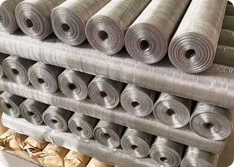 Packaging of 316 and 316L stainless steel wire mesh