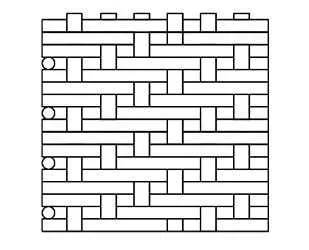 Reverse Dutch Weave