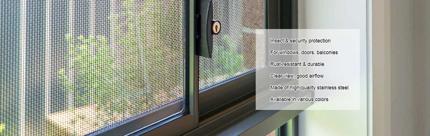 Stainless Steel Window Screen