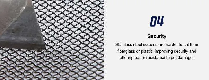 Stainless Steel Window Screen