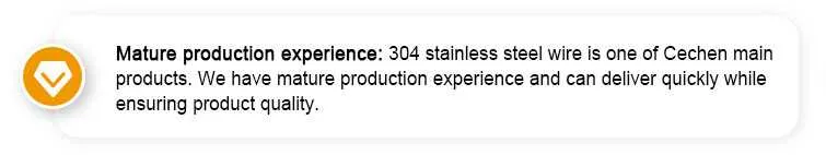 304 & 304L Stainless Steel Wire