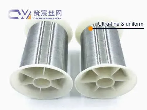 Stainless Steel Fine Wire for Yarn Textiles or Braid Media