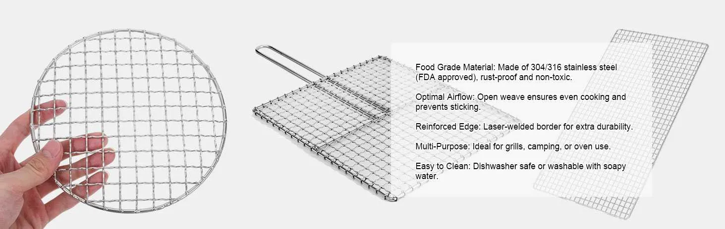 Stainless Steel BBQ Mesh