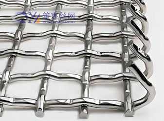 Hooked / Flanged Edge Crimped Wire Mesh